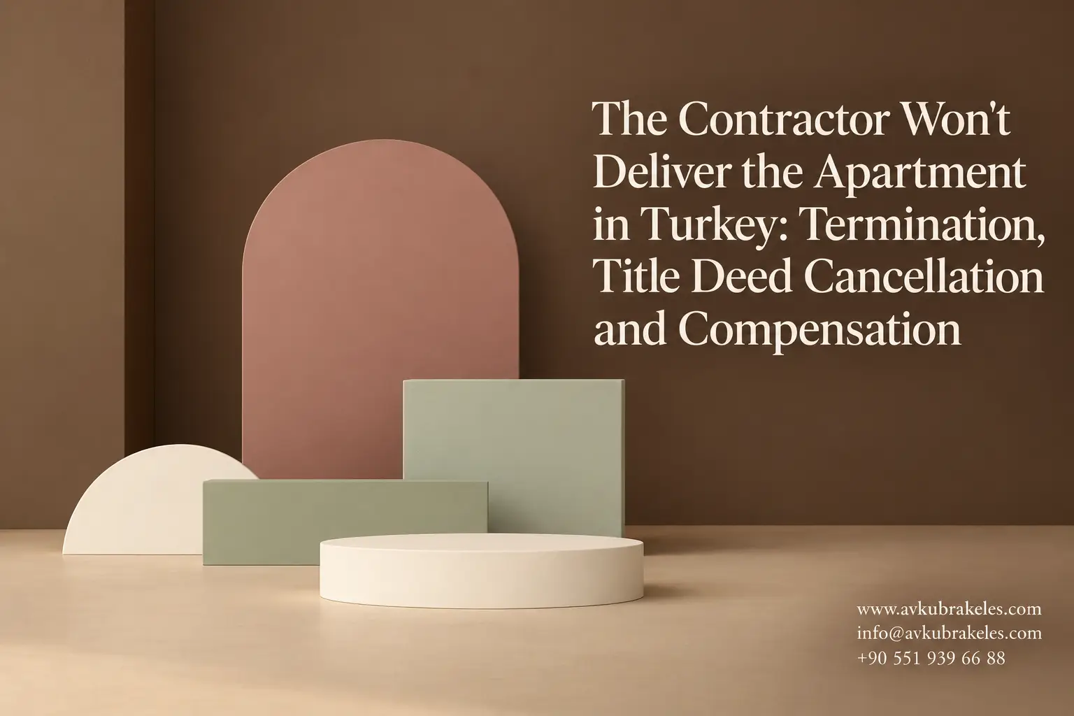 Contractor Wont Deliver Apartment Turkey